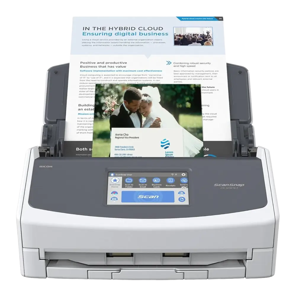 Scanner Ricoh IX1600, 40ppm, Duplex (frente e verso)